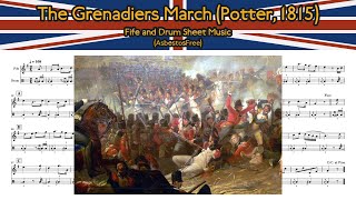 The Grenadiers March Potter Fife and Drum Sheet Music [upl. by Erdreid]