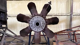 OLD RADIAL vs ROTARY Engines Cold Starting up and Great Sound 2 [upl. by Campos723]