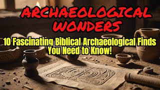 10 Fascinating Biblical Archaeological Finds You Need to Know [upl. by Gwenneth]