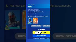 Skins Now Have Age Ratings in fortnite [upl. by Dan]