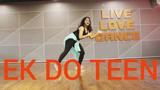 EK DO TEEN  BOLLYWOOD MADHURI RITUS DANCE STUDIO SURAT [upl. by Zetra24]