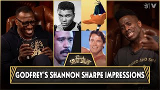 Godfreys SpotOn Impressions Shannon Sharpe Daffy Duck Schwarzenegger Biden Ali Pryor amp MORE [upl. by Drolet251]