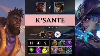 KSante Top vs Cassiopeia Legendary  KR Grandmaster Patch 1423 [upl. by Ellener329]