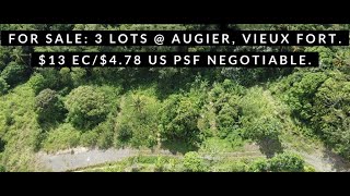 Land for Sale in Augier Vieux Fort St Lucia [upl. by Biernat]