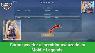 Cómo obtener acceso al servidor avanzado en Mobile Legends 2024 [upl. by Aneekan]