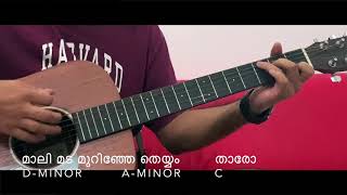 Avial Chekele Guitar Chords  Acoustic Guitar Chords  Malayalam Guitar Chords [upl. by Gala]