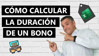 Cómo calcular la duración de un bono en Excel [upl. by Lepine]