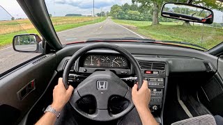 1988 Honda CRX Si  POV Driving Impressions [upl. by Lavern816]