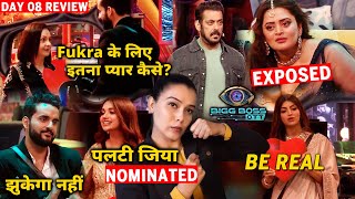 Bigg Boss OTT 2 Review Day 8  Pooja Ki Abhishek Se Dosti BIG Plan Jiya Palat Gayi Bebika Exposed [upl. by Elleimac]