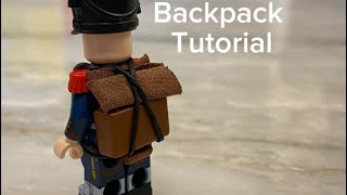 Minifigure Backpack Tutorial [upl. by Pierce]