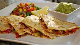 Easy Chicken Quesadilla Recipe [upl. by Oah111]