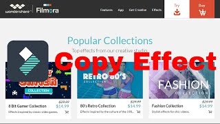 HOW TO COPY EFFECTS FROM ONE DIRECTORY TO ANOTHER IN WONDERSHARE FILMORA [upl. by Akimak]
