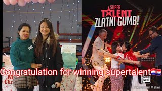 Another history Filipina won Supertalent Croatia🇭🇷 The pride of Filipinos Congratulation🇵🇭 [upl. by Aimek]