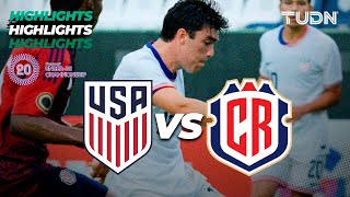 HIGHLIGHTS  Estados Unidos vs Costa Rica  CONCACAF Sub20 Championship  TUDN [upl. by Mailli]