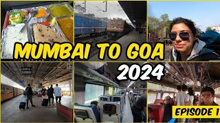 Ep 1  Mumbai To Goa Journey Via Tejas Express [upl. by Arihsa]