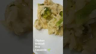 Chicken Broccoli Rice Casserole 🌱food vegan casserole [upl. by Kavita331]