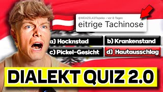 Österreichisches DIALEKT Quiz 🇦🇹🤯 mit DialektWörtern von EUCH  zum Mitraten [upl. by Wilfrid224]