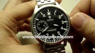 Ticino Big Pilot Steel 47mm Watch [upl. by Aleb]