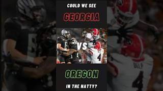 An 🟢🦆 vs 🔴🐾 national championship would be LETHAL cfb cfp collegefootball goducks godawgs [upl. by Mabelle]