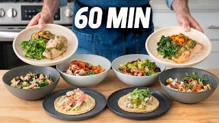 How I Cook 20 Healthy Meals in 1 HOUR [upl. by Fania938]