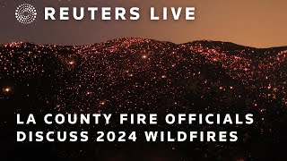 LIVE LA County fire officials provide outlook on 2024 wildfires [upl. by Lauter847]