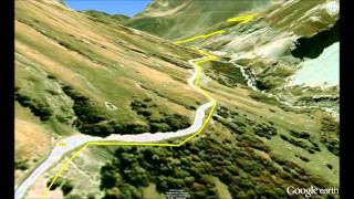 3D tour Col du Galibier 2645m from Valloire  Col du Lautaret [upl. by Ecnadnac]