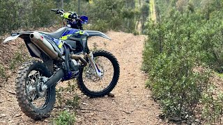 First ride in 2024 ✊ SHERCO 450 in Alentejo [upl. by Atiuqin]