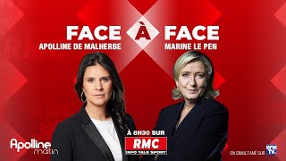 🔴 DIRECT  Lintégrale de linterview de Marine Le Pen députée réélue Rassemblement National du [upl. by Mairhpe]