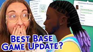 We finally got my most requested feature and eyelashes in CAS New Base Game Update [upl. by Alenoel]