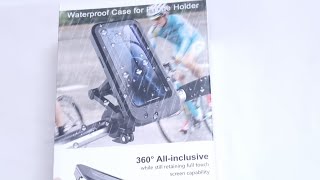 Bike Mobile Holder  Waterproof Bike Mobile Holder  Sounce Bike Phone holder Mount Waterproof [upl. by Tortosa]