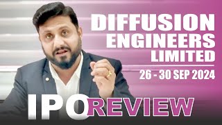 IPO Review  Diffusion Engineers Limited [upl. by Adnahcal]