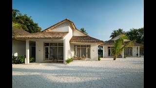 Bandos Maldives resort beach villa tour 4K [upl. by Peonir]