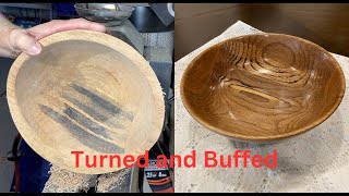 Final turned and Buffed Laurel Oak [upl. by Barnum601]