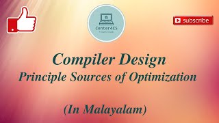 Part22  Principle Sources of Optimization  Compiler Design [upl. by Deroo435]