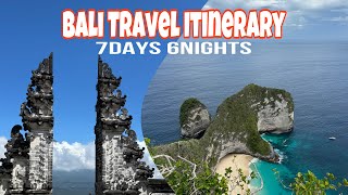 Bali travel Itinerary 7D6N ৭দিন ৬রাতের বালি ট্রাভেল আইটিনারি ​⁠shishirdeb ​⁠mrfoodandtravel [upl. by Reeta]