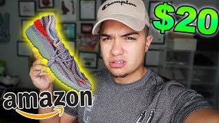 I BOUGHT 20 YEEZYS FROM AMAZON AND GOT THESE UNBOXING GONE WRONG [upl. by Eelana]