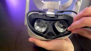 How to Add Glasses Lens Spacer Oculus Quest 2 amp 1 Prevent Scratches [upl. by Aleinad494]