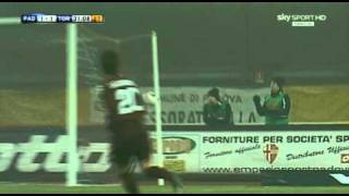 Padova  Torino 11  Bellissimo gol di ROLANDO BIANCHI  real audio [upl. by Engapmahc169]