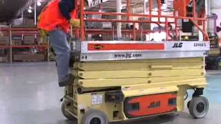 Scissor Aerial Lift Training JLG ES [upl. by Columbus150]