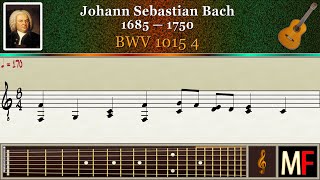 Bach BWV 1015 4 [upl. by Rramahs]