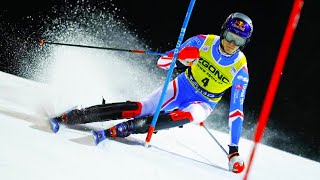 Clement NOEL  Winner  Slalom RUN 1  Madonna di Campiglio ITA  2023 [upl. by Oeak111]