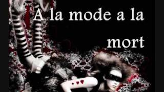 ANGELSPIT  A la Mode A la Mort LYRICS [upl. by Schuman]