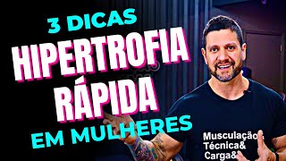 COMO GANHAR MASSA MUSCULAR RÁPIDO em mulheres [upl. by Bianchi606]