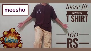 Mens Brown Print TShirt oversize  loose fit cheapest t shirt of my life 🤑 [upl. by Seel895]