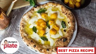 HOW TO MAKE PIZZA DOUGH LIKE A PRO  Italian Pizza Margherita  Italian Food Recipes [upl. by Tobie]