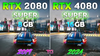 RTX 2080 SUPER vs RTX 4080 SUPER  5 Years Difference [upl. by Niar]