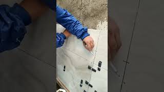 Tiles Installation 😱❤️ Cutting Tips trendingshorts tiles ytshorts installation cuttingskills [upl. by Lewak360]