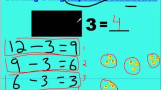 Division Using Repeated Subtraction [upl. by Fallon408]