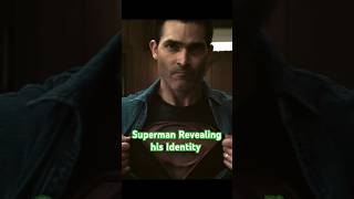 Superman reveals his identity  Superman and lois cw dc supermanandlois superman dceushorts [upl. by Meerek]