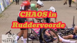 KEY MOMENTS  Cyclocross Telenet Superprestige Ruddervoorde [upl. by Aitak595]